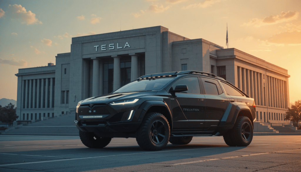 pentagon big tech tesla cybertruck