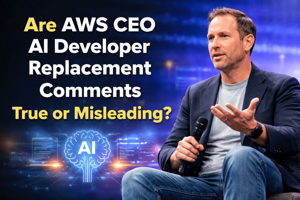 aws ceo ai developer replacement comments​